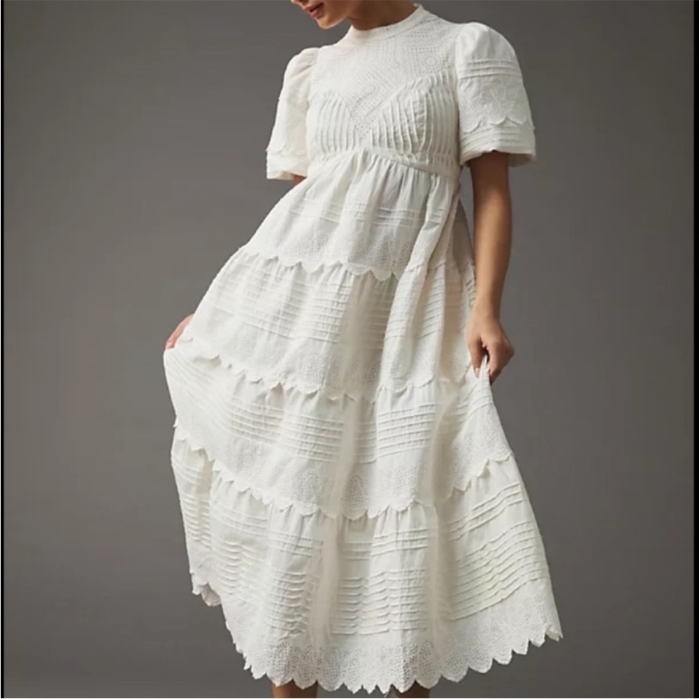 RARE FIND- Anthropologie Forever that Girl tiered dress